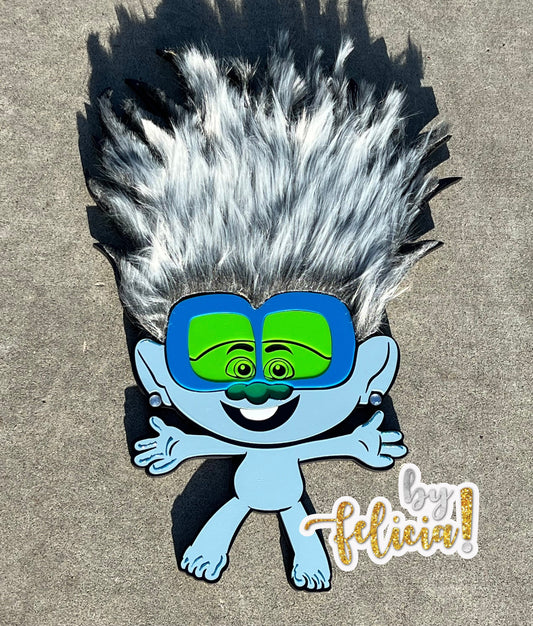 Trolls wall art, Trolls Decorations, Trolls room decor, Custom plaque, Trolls party, Trolls birthday, Custom Acrylic plaque, Trolls Cutouts