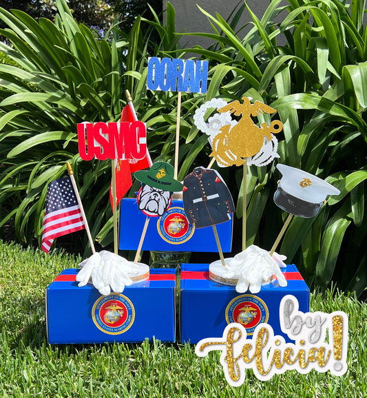 Marines Party Decorations | Marine Corps Party supplies | Marine Corps Ball | USMC Party decorations | | USMC License #286-23