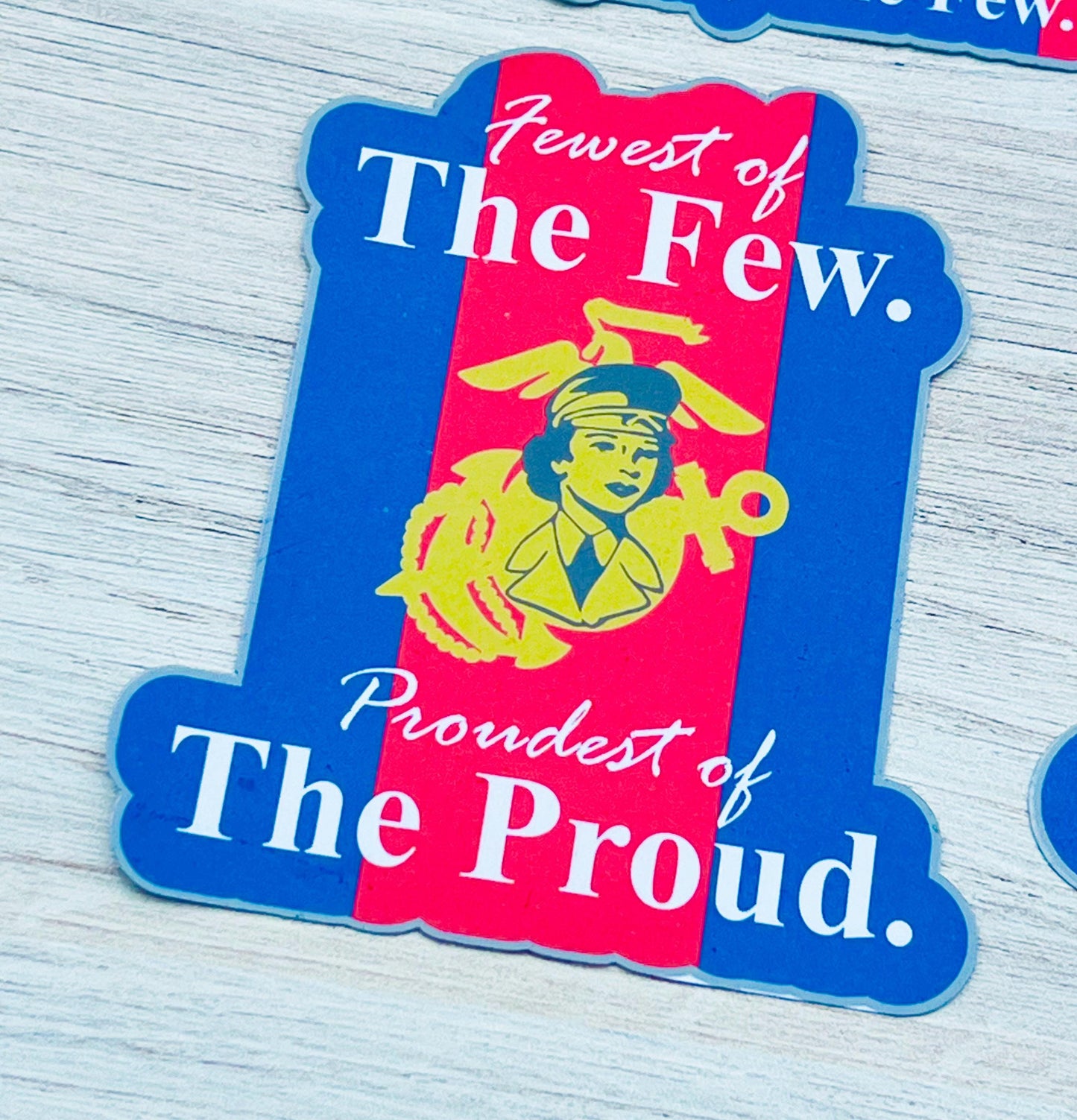 Female Marine Sticker, Female Marine Veteran, USMC Lady Sticker, Women Marine, Marine Corps lady stickers, USMC Hobbyist License #286-23