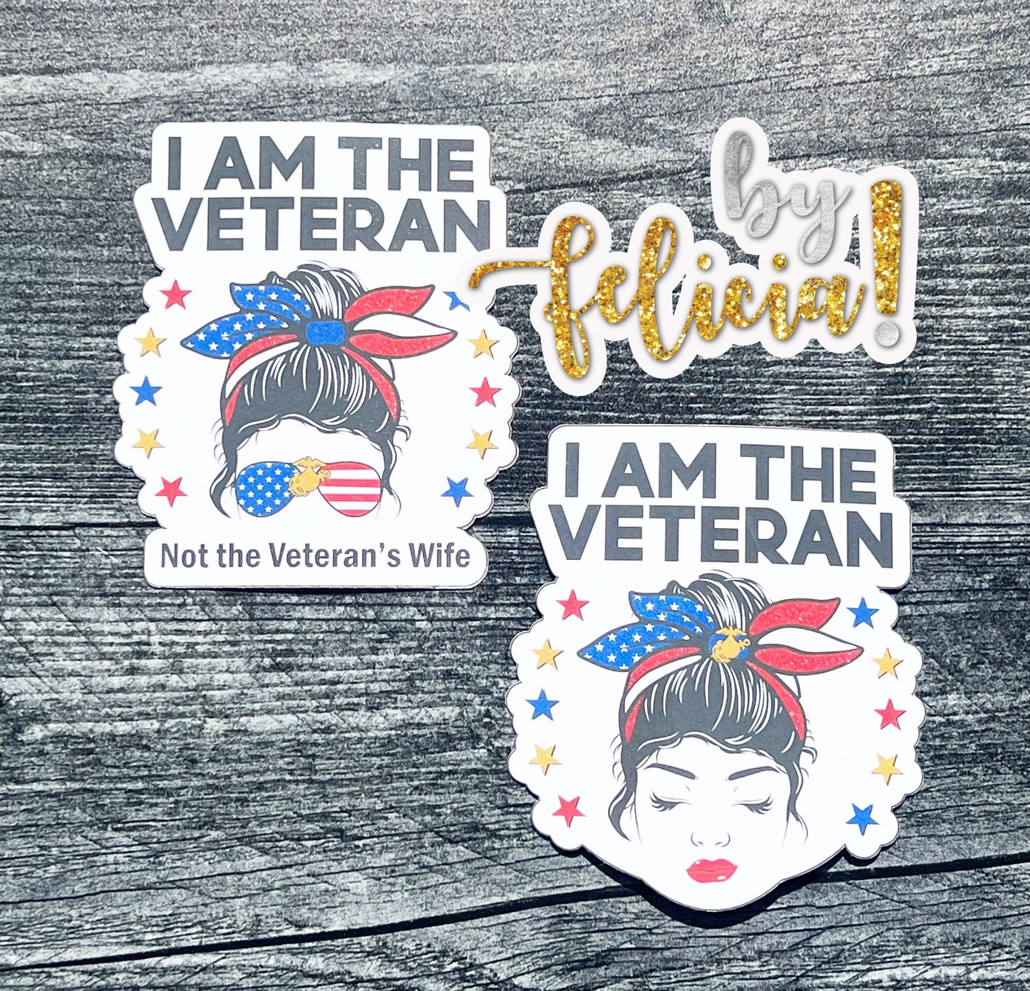 Female Marine Sticker, Female Marine Veteran, USMC Lady Sticker, Women Marine, Marine Corps lady stickers, USMC Hobbyist License #286-23