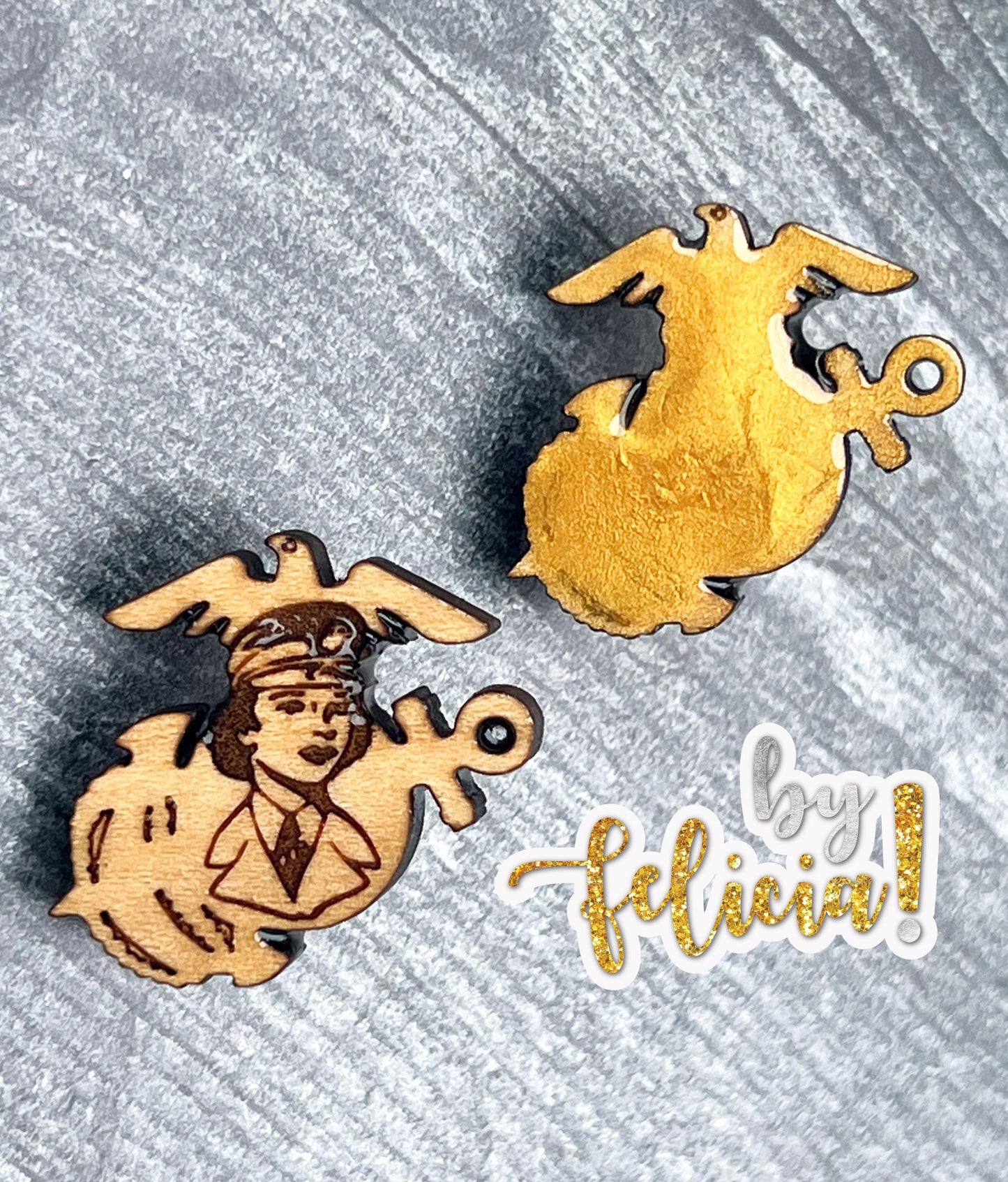 Marine Corps pin, Marines Pin, Female Marine pin, Female Veteran, Women veteran pin, Marine retirement gift, Marine Corps gifts, USMC pin