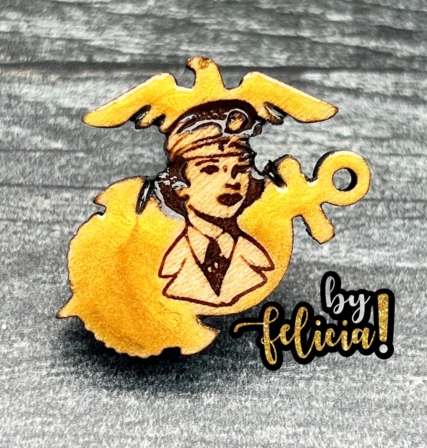 Female Marine pin, Marine Corps pin, Marines Pin, Female Veteran, Women veteran pin, Marine retirement gift, Marine Corps gifts, USMC pin