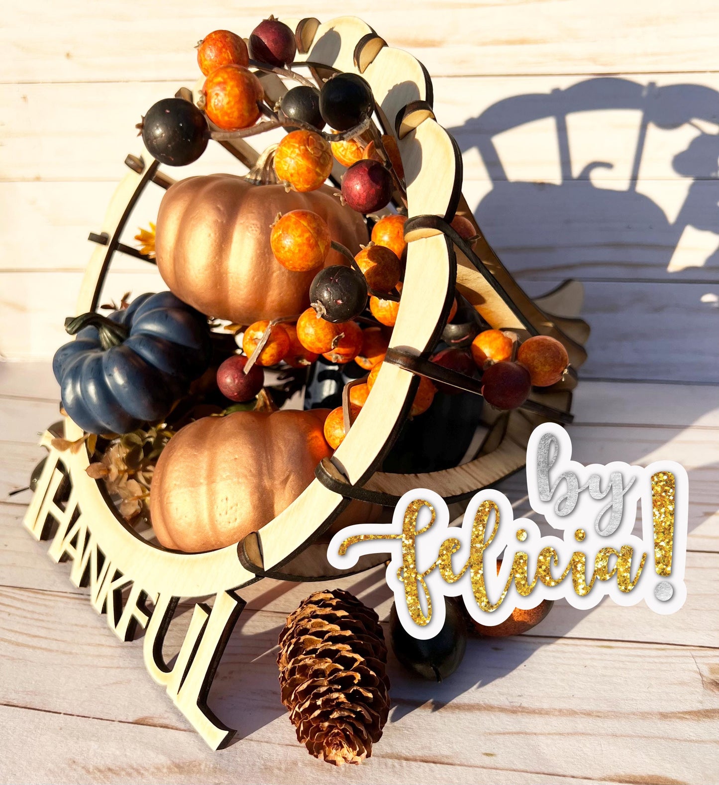 Thanksgiving Cornucopia décor, Thanksgiving Décor, Thanksgiving centerpiece, Thanksgiving table décor,  Cornucopia Basket, Thankful Décor
