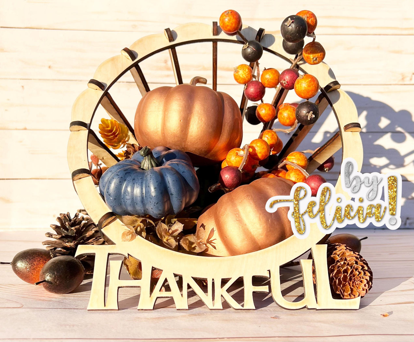 Thanksgiving Cornucopia décor, Thanksgiving Décor, Thanksgiving centerpiece, Thanksgiving table décor,  Cornucopia Basket, Thankful Décor